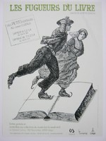 Affiche pour Les fugueurs du livre au salon de la petite édition (Liège) 6 au 7 décembre 2014